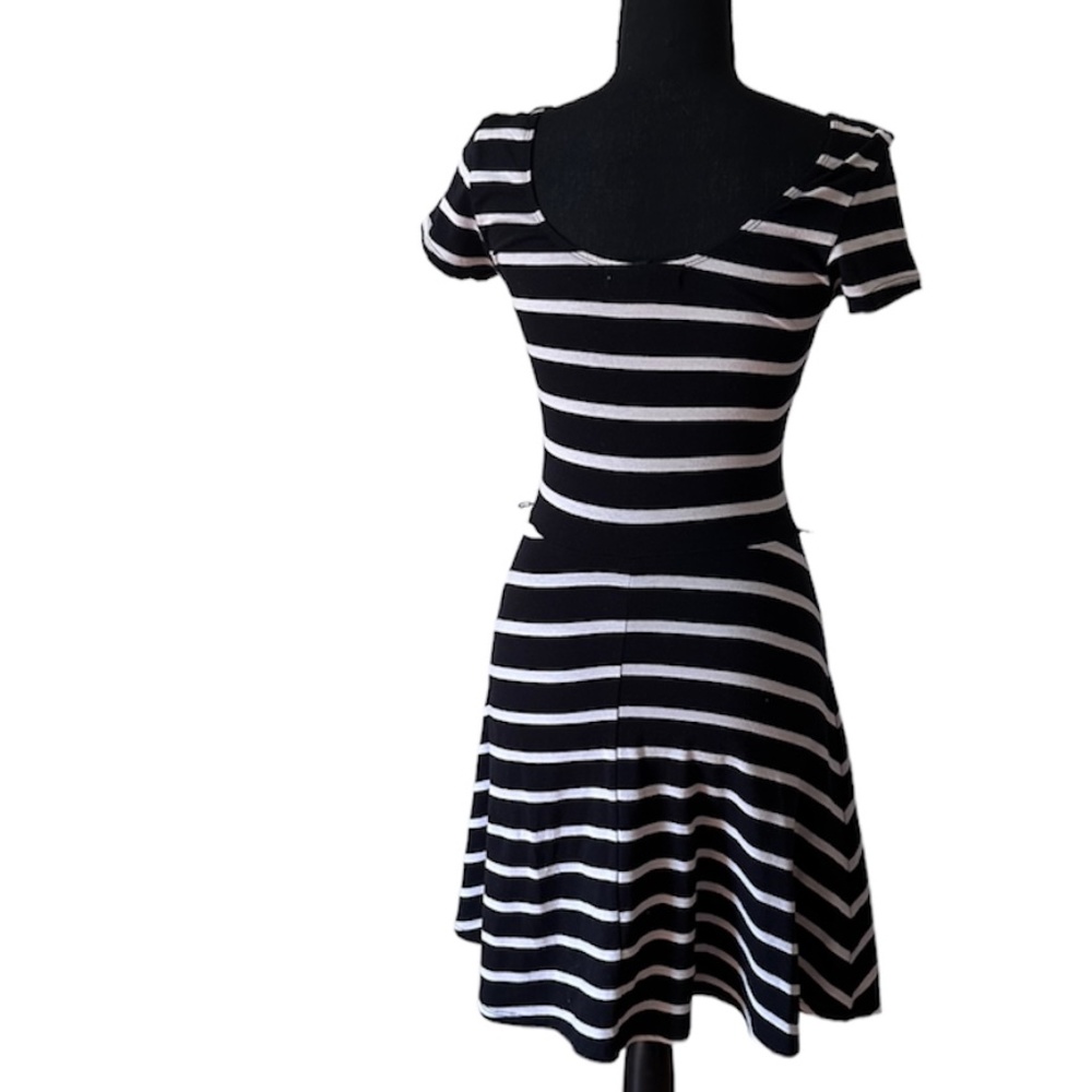 Black And White Mini Dress